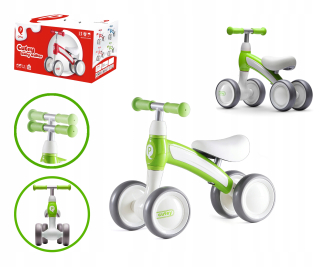 Balančný bicykel Qplay Cutey 12" zelený